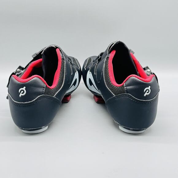 Peloton Shoes Mens 8 Black Cycling Sneaker Look Delta Cleats Ratchet Straps Road - Picture 8 of 12
